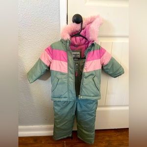 24 month snow suit with matching jacket